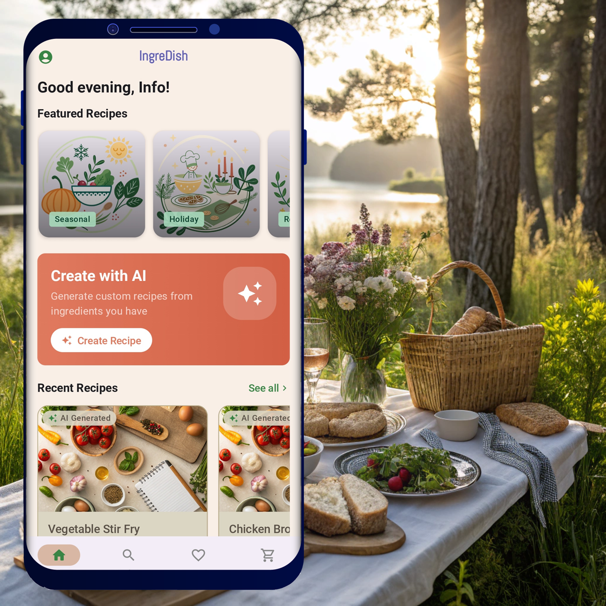 Ingredish App Interface